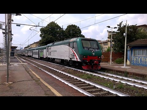 E464 400+6 piano ribassato Trenord - Milano Greco - 16/08/2021