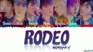 MONSTA X (몬스타엑스) - &#39;RODEO&#39; [Color Coded Lyrics Han/Rom/Eng]