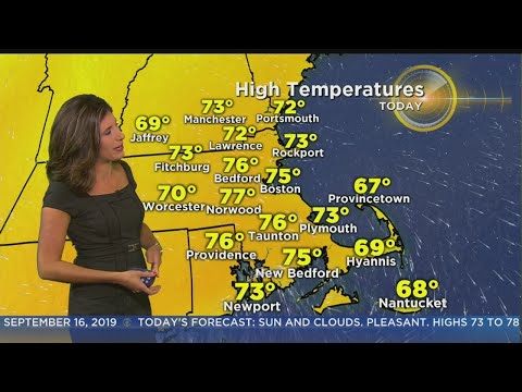 WBZ Morning Forecast For Sept. 16