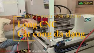 Cưa lọng CNC Woodmaster cắt chân ghế cong đa định dạng quá tốt. WM-B2500