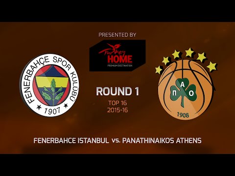 Highlights: Top 16, Round 1, Fenerbahce Istanbul 82-75 Panathinaikos Athens