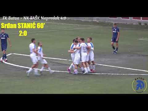 Golovi  FK Baton - NK SAŠK Napredak 4:0 Druga liga Federacije BiH - Centar  Kolo 2 24.08.2025