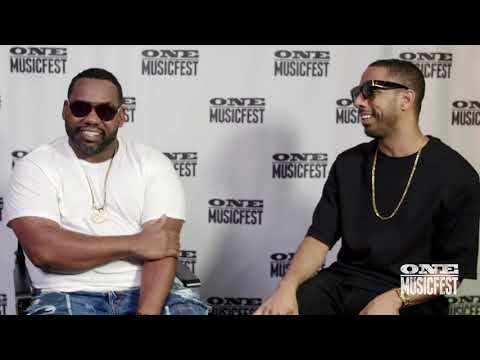 Raekwon 'The Chef' and Ryan Leslie catch up Backstage