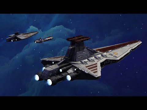 CW Republic Fleet vs Sith Cultists - Star Wars: Empire At War Remake NPC Battle