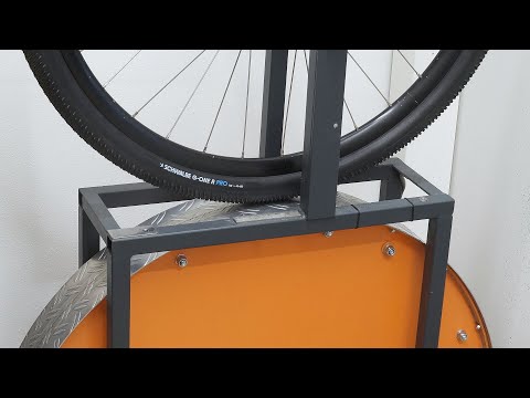 Schwalbe G-One R Pro 45 mm Rolling Resistance Test (spin up video)
