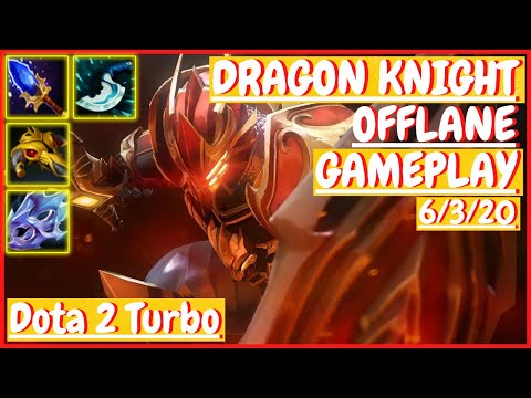 Dragon Knight 6/3/20 [OFFLANE] [Gameplay DOTA 2 Turbo] 7.31