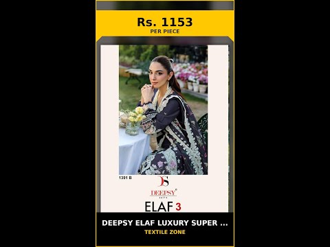 Deepsy Elaf Luxury Super Hit Lawn 1391 Series – product video thumbnail
