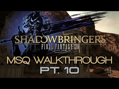 FFXIV: Shadowbringers MSQ Walkthrough PART 10 - The Abandoned Railway