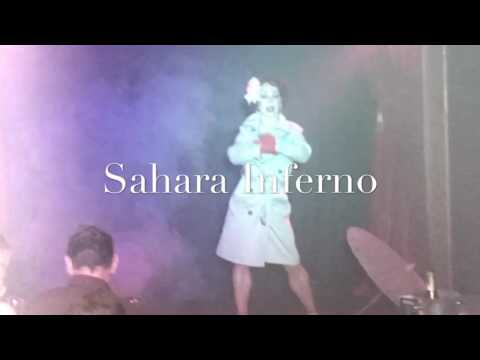 Sahara Inferno, The Corvette Curves of Tease in "Tiki-Breakfast"