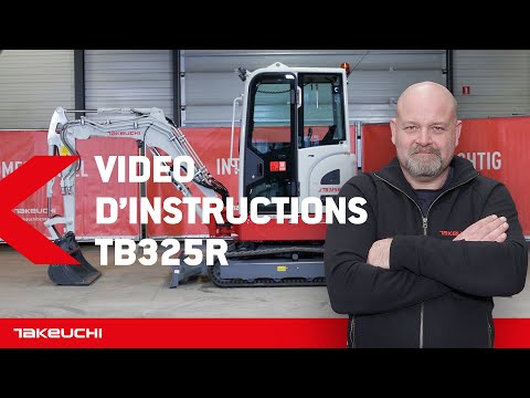 Video d’instruction Takeuchi TB325 R Pelle à rayon court