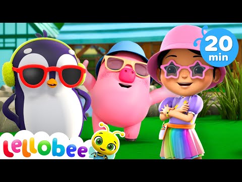 NEW | Super Cool Summer Groove | Lellobee City Farm | Songs and Cartoons | Best Videos for Babies
