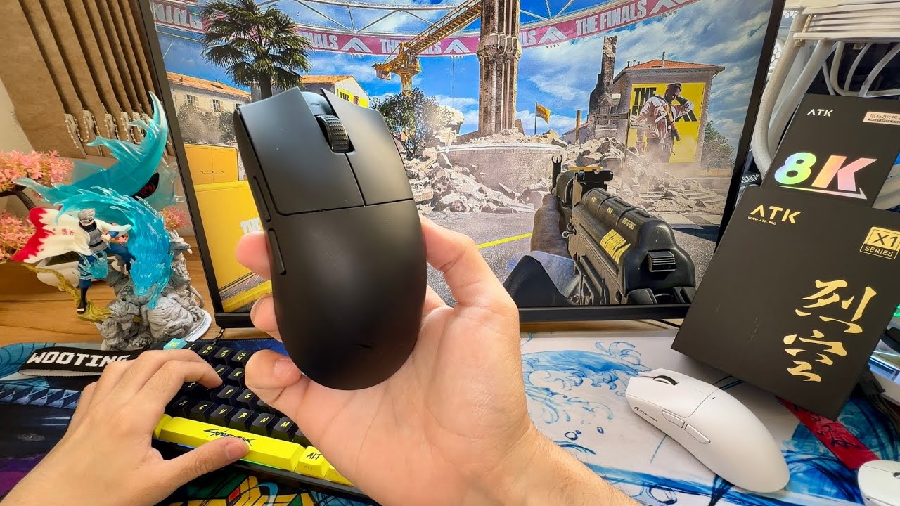 Tecnicamente o Melhor Mouse do Aliexpress que usei - ATK X1 ULTRA Sensor 3950 8000hz