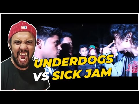 TOO TECHNICAL !!! #reaction SickJam Vs Underdogs RAWBARZ