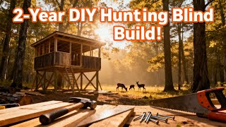 My Missouri Ozarks Hunting Blind Build! | 2 Years in the Making