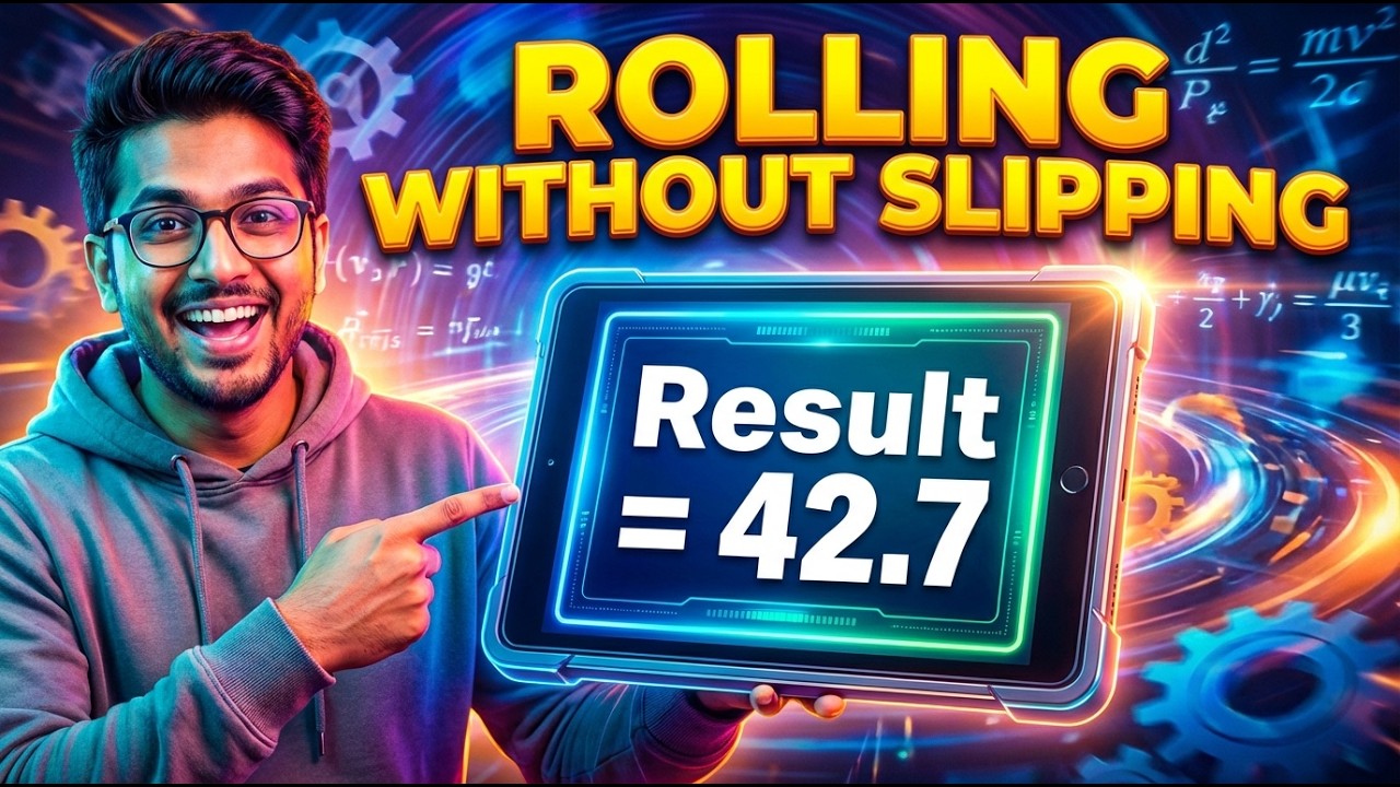 Rolling Without Slipping Interactive Calculator