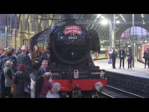 60103 Flying Scotsman - Kings Cross | Farewell Alan Pegler - 13.10.18