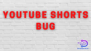 YouTube Shorts BUG (Video Shorts pubblicati come video normali)
