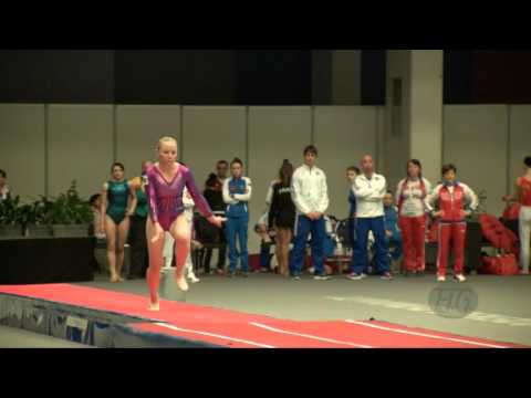 KOROBEINIKOVA Anna (RUS) - 2015 Trampoline Worlds - Qualification TU Routine 2