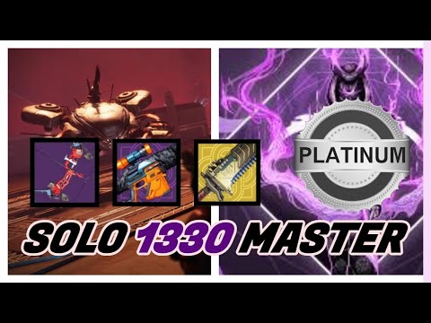 HUNTER: (Double LOOT) Solo 1330 Master Ordeal Nightfall (Platinum Rank - 100K) S.A.B.E.R - Destiny 2