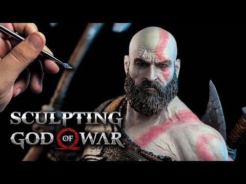 Sculpting KRATOS Timelapse | God Of War Ragnarök