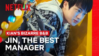 Download lagu The Coolest Moments of Manager Kim Seokjin | Kian’s Bizarre B&B | Netflix Philippines mp3