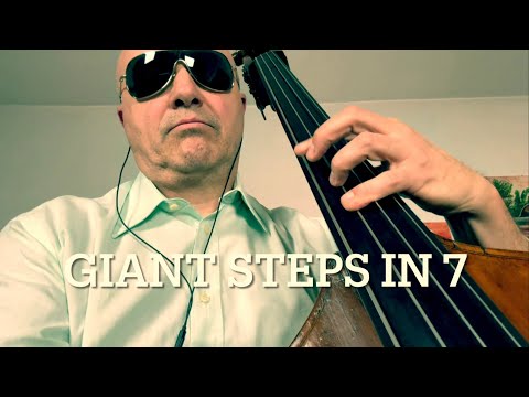 Giant Steps in 7 Bass Line Play Along Backing Track