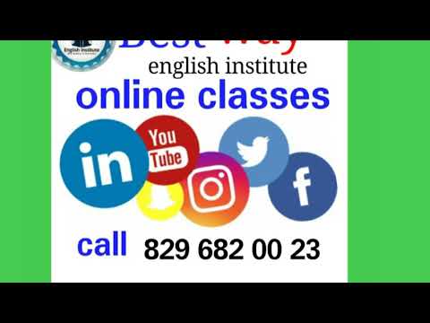 Online english classes. Learn english from home. Virtual english classes. Best way english institute