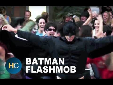 (Official) Batman's Los Angeles Flash Mob at Sherman Oaks Galleria