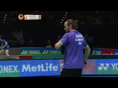 Sho Sasaki vs Jan O Jorgensen | MS SF Match 2 - Yonex All England Open 2015