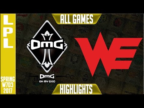 OMG vs Team WE Highlights All Games - LPL Spring 2017 W7D3 - OMG vs WE All Games