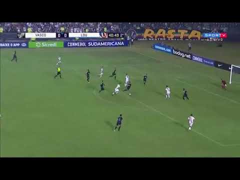 Gol do Vasco 1x0 LDU partida em andamento