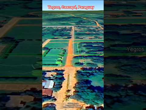 Yegros, Caazapá,  Paraguay. #googleearth #automobile #aviation