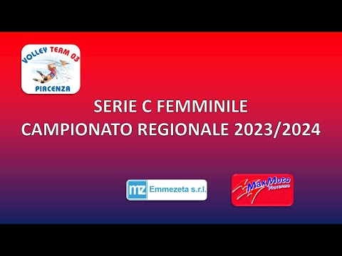 Serie C - BFT BURZONI PIACE VOLLEY PC vs EMMEZETA MAXMOTO VOLLEY TEAM 03 PC 10-11-2023
