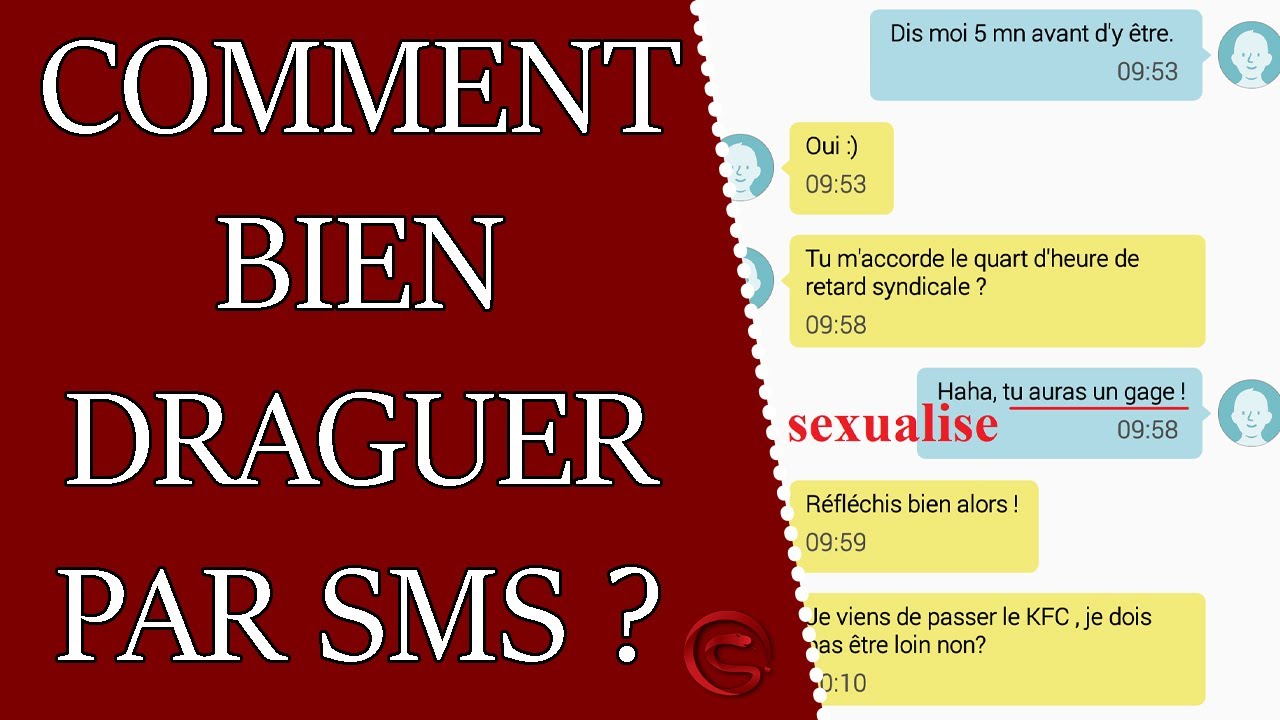 Comment bien draguer par SMS ?