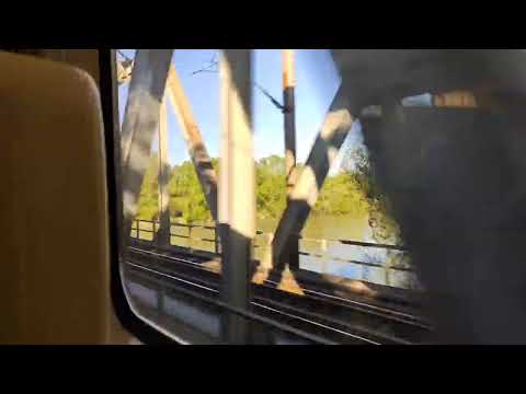 Ruta Galați-Brăila cu Trenul: Full route 60Fps