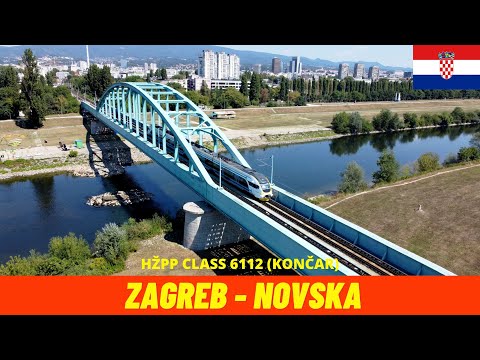 Cab Ride Zagreb - Sisak - Novska (Croatian Railways) - train driver's view in 4K
