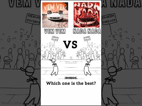 NADA NADA 🆚️ VEM VEM #tiktok #edit #viral #new #trending #funk #vemvem #nadanada #fyp