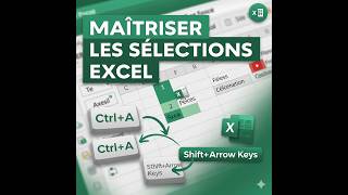 Excel : Comment maîtriser TOUTES les sélections (Cellules, Lignes, Tableaux) (Excel 01-004) 