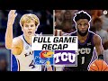 Kansas HOLDS OFF TCU for FIFTH STRAIGHT WIN [FULL Game Recap + Reaction] | CBS Sports