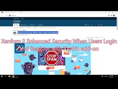 Enhanced Security When Users Login and Register for Xenforo 2 with XenVn add-on