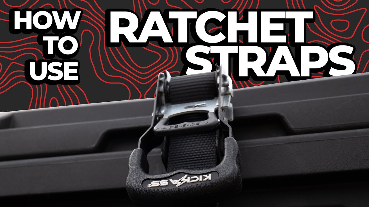 Watch detailed video of KickAss Ratchet Set 38mm x 2.5m - 2 pcs with Tie down loop