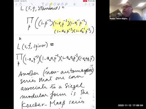 Automorphic forms on GSp(4), a survey - Ramin Takloo-Bighash