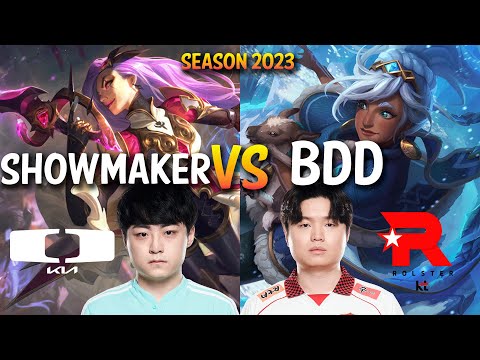 DK Showmaker vs KT BDD - Showmaker KATARINA vs BDD Taliyah Mid - KR Ranked
