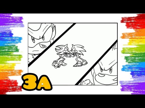 Sonic Vs Shadow Coloring Pages/ Sonic Coloring Pages/ Tobu - Candyland  [NCS Release]