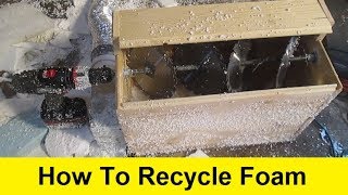 How To Recycle Foam into Free Insulation
