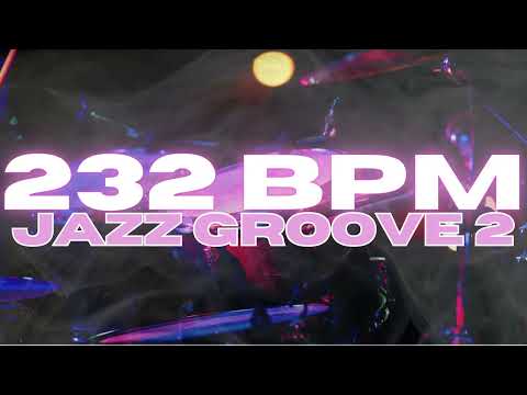 232 BPM - Jazz Drum Beat Groove - Loop 2