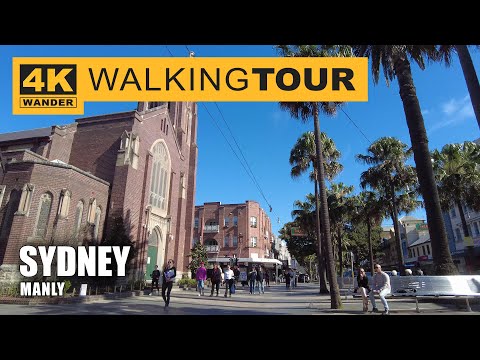 Manly Walking Tour in Sydney, Australia (4K 60fps)