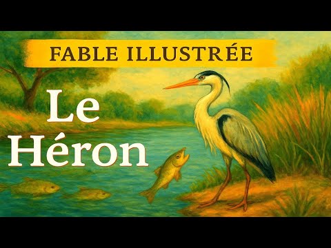 Le Héron 🐦  Fable illustrée de Jean de La Fontaine (2025)