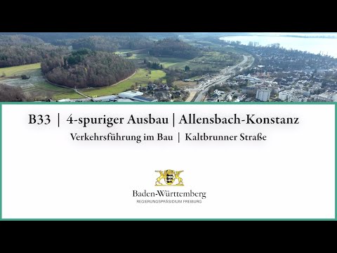 Ausbau der B 33 Allensbach: So läuft der Bau im Bereich der Kaltbrunner Straße