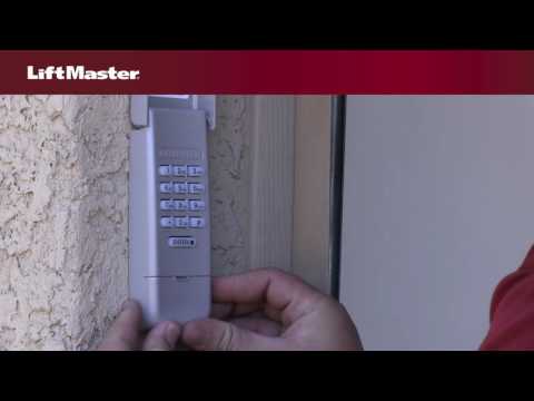 How to change the battery in the LiftMaster Wireless Keyless Entry